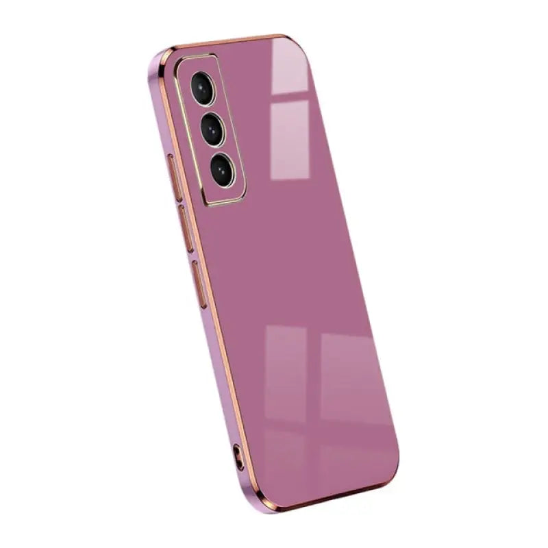 the back of a pink iphone case