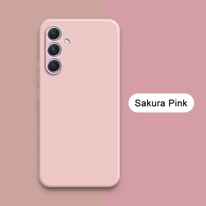 A pink iphone case with the text sakura pink on it