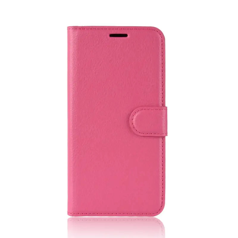 The pink leather wallet case for the iphone