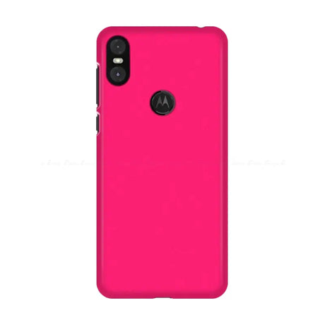 the back of a pink motorola z2 phone case