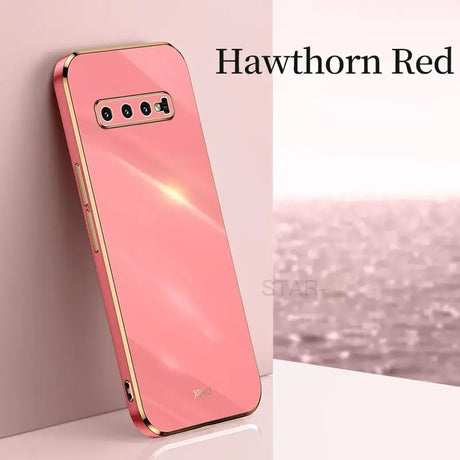 the back of a pink phone case with the text, ` ` ’
