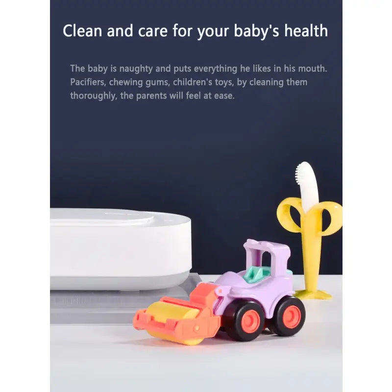 a toy car with a baby’s teeth