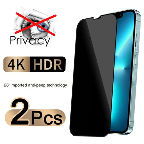 2x privacy glass screen protector for iphone x
