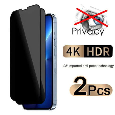 2x privacy glass screen protector for iphone x