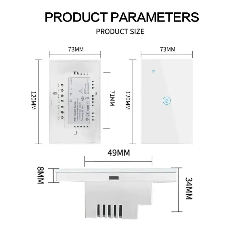 The product is shown with the product name and product number