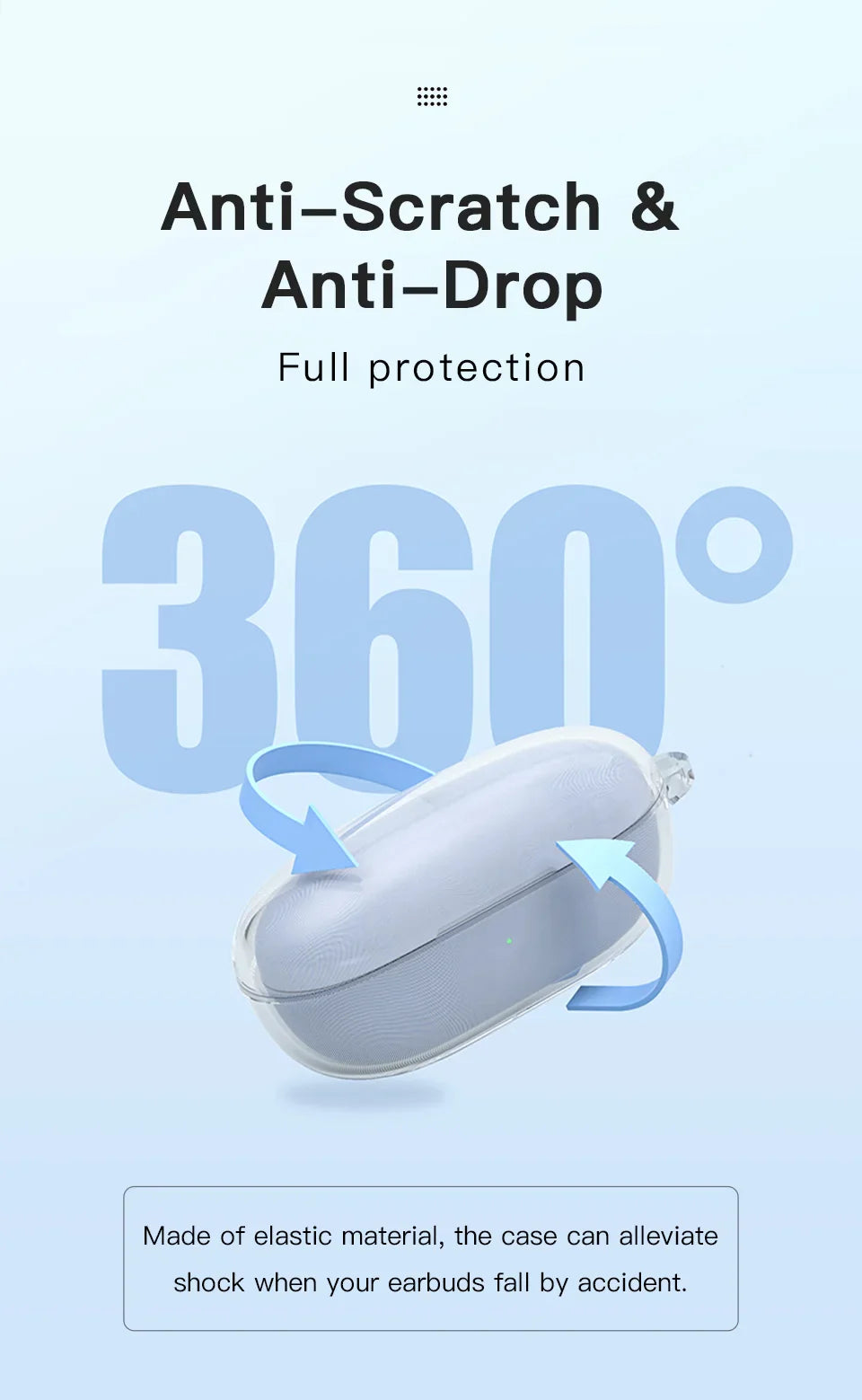 Protective earbuds case.
