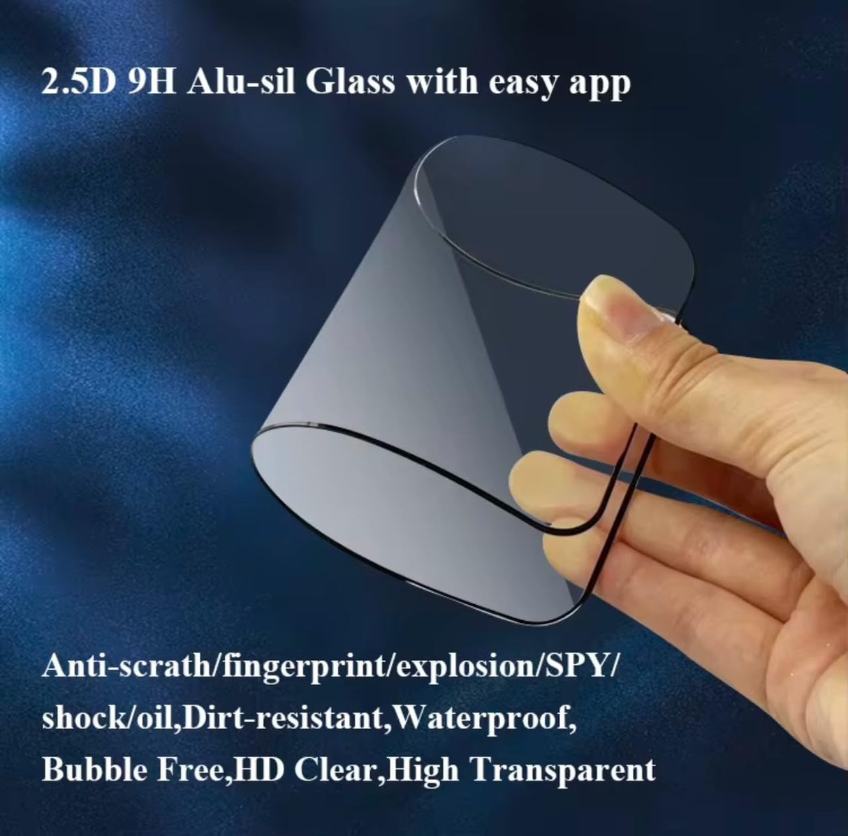 Protective screen glass.