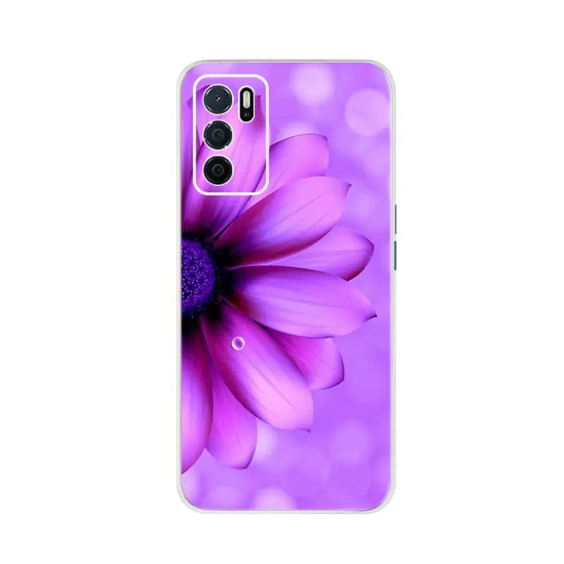 purple flower phone case
