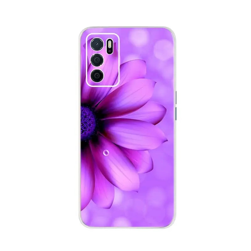 purple flower phone case