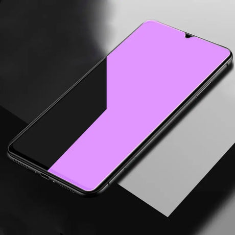 a purple iphone case on a black surface