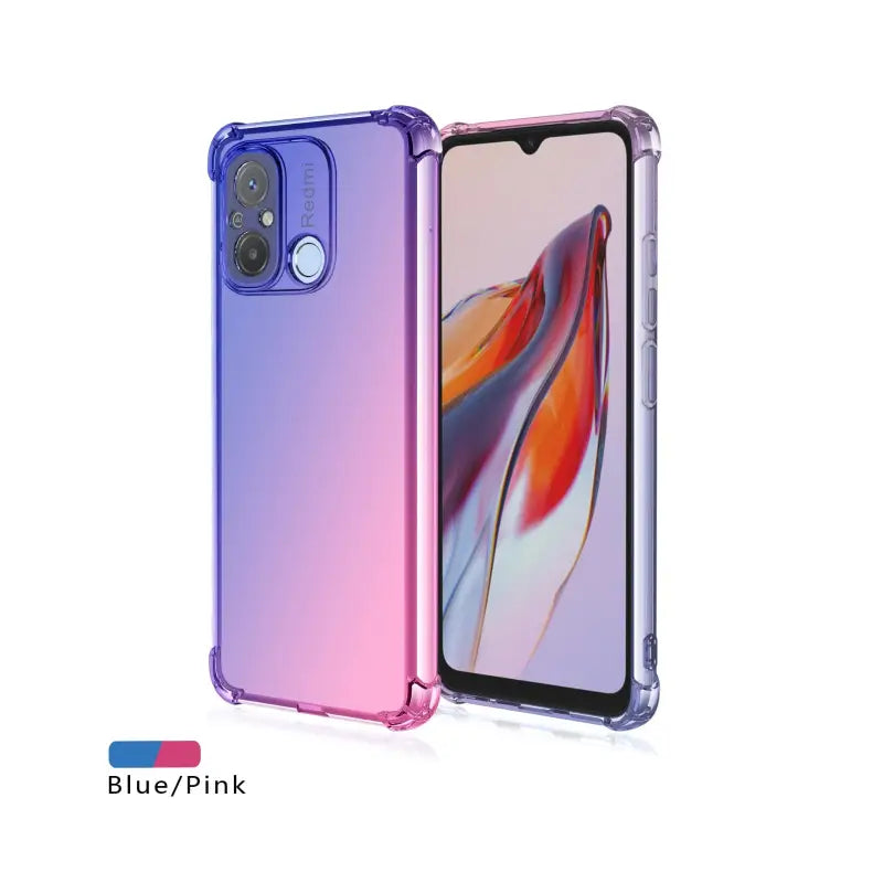 the back of a purple iphone case with a camera lens