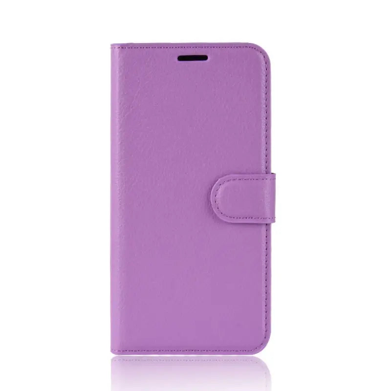 The purple leather wallet case for the iphone 5
