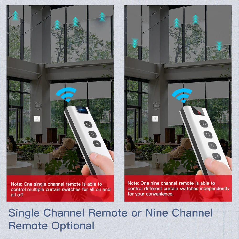 Remote control for window blinds.