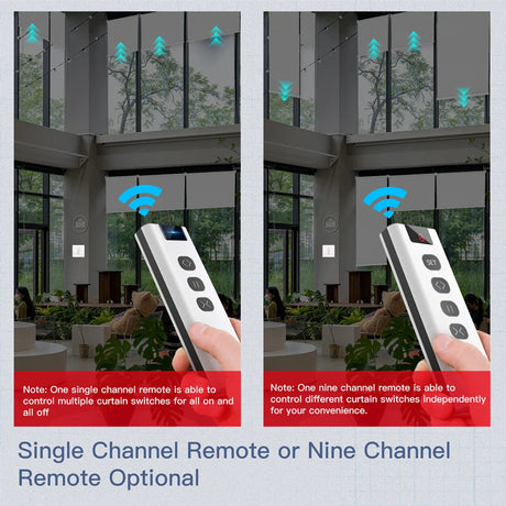 Remote control for window blinds.