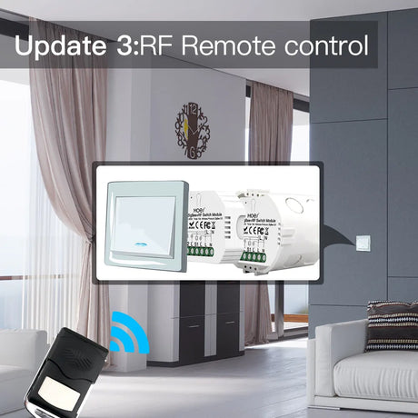 RF remote control light switch.