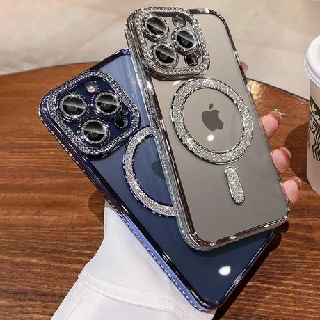 Rhinestone-studded iPhone cases.