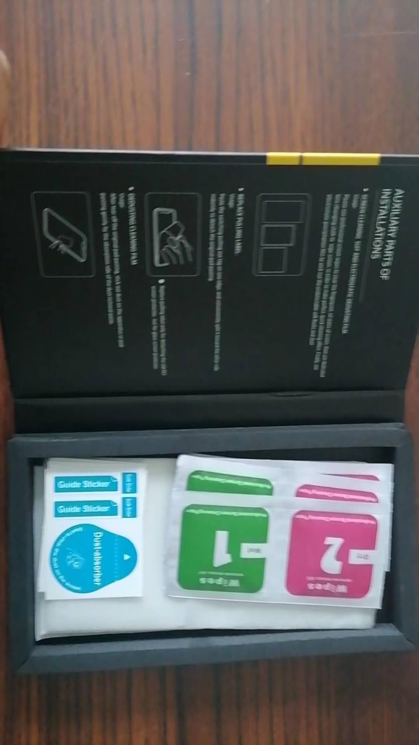 Screen protector installation kit.