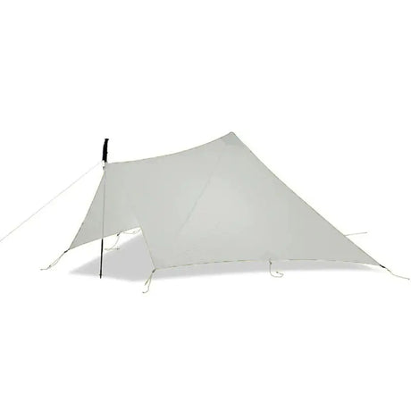 the north face tent with the inner section open