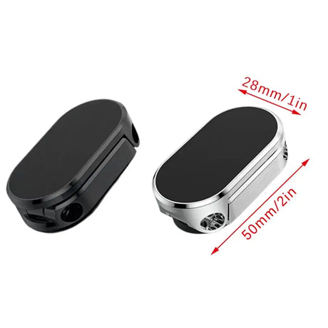 a black and silver metal case with a black plastic cover