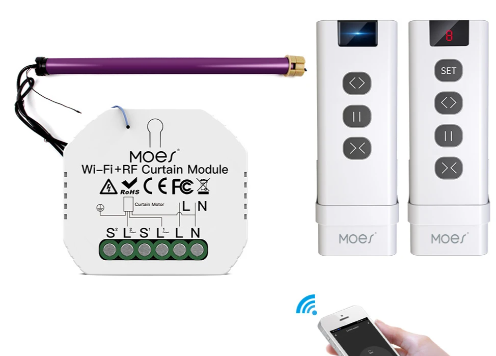 Smart curtain control system.