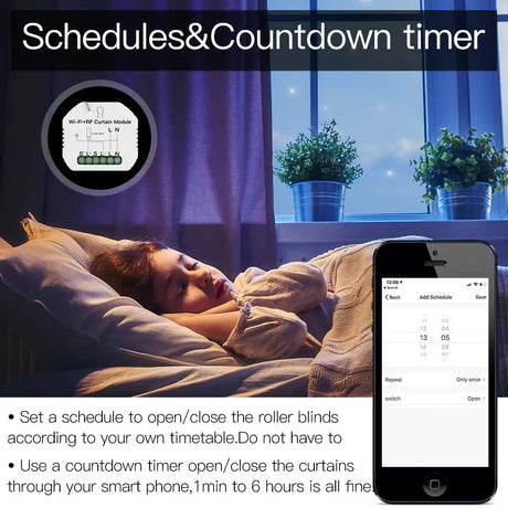 Smart curtain control system.