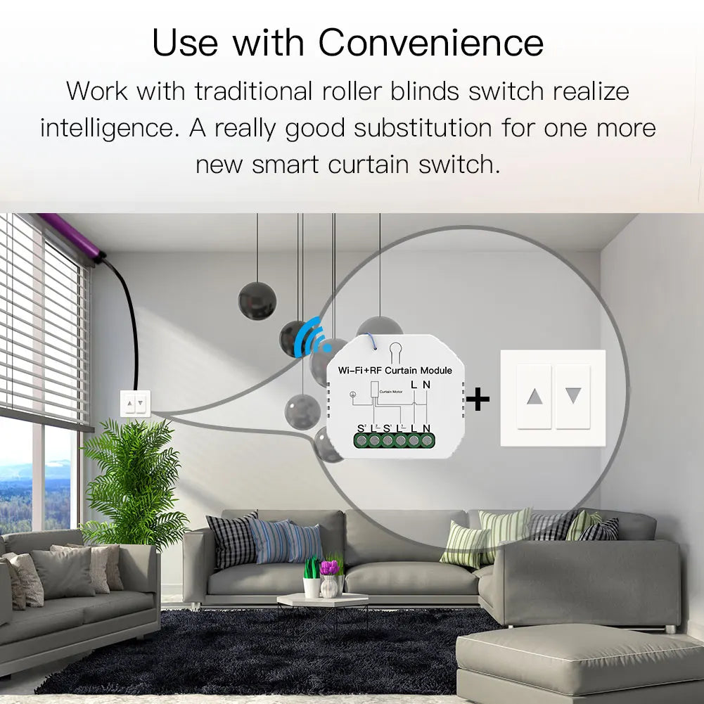 Smart curtain module.