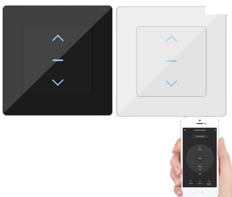 Smart curtain switch options.