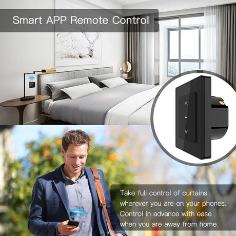 Smart curtain switch.