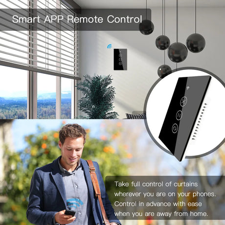 Smart curtain switch.