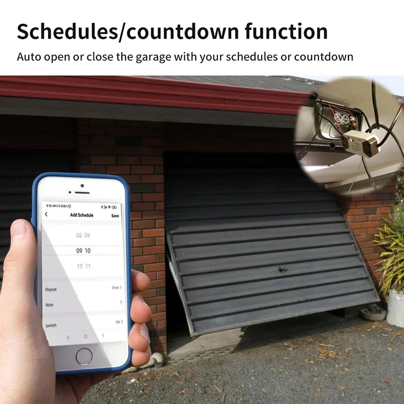 Smart garage door opener.