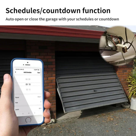 Smart garage door opener.