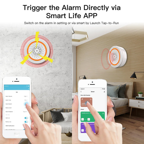Smart home alarm system.