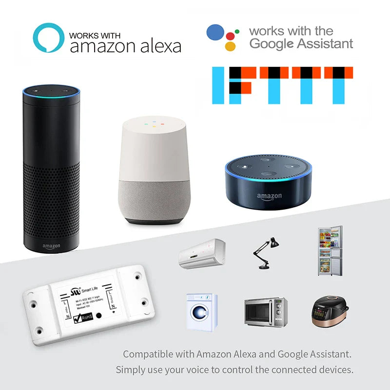 Smart home automation devices.