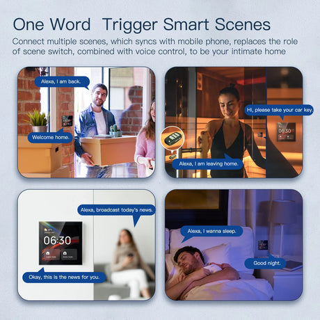 Smart home automation scenarios.