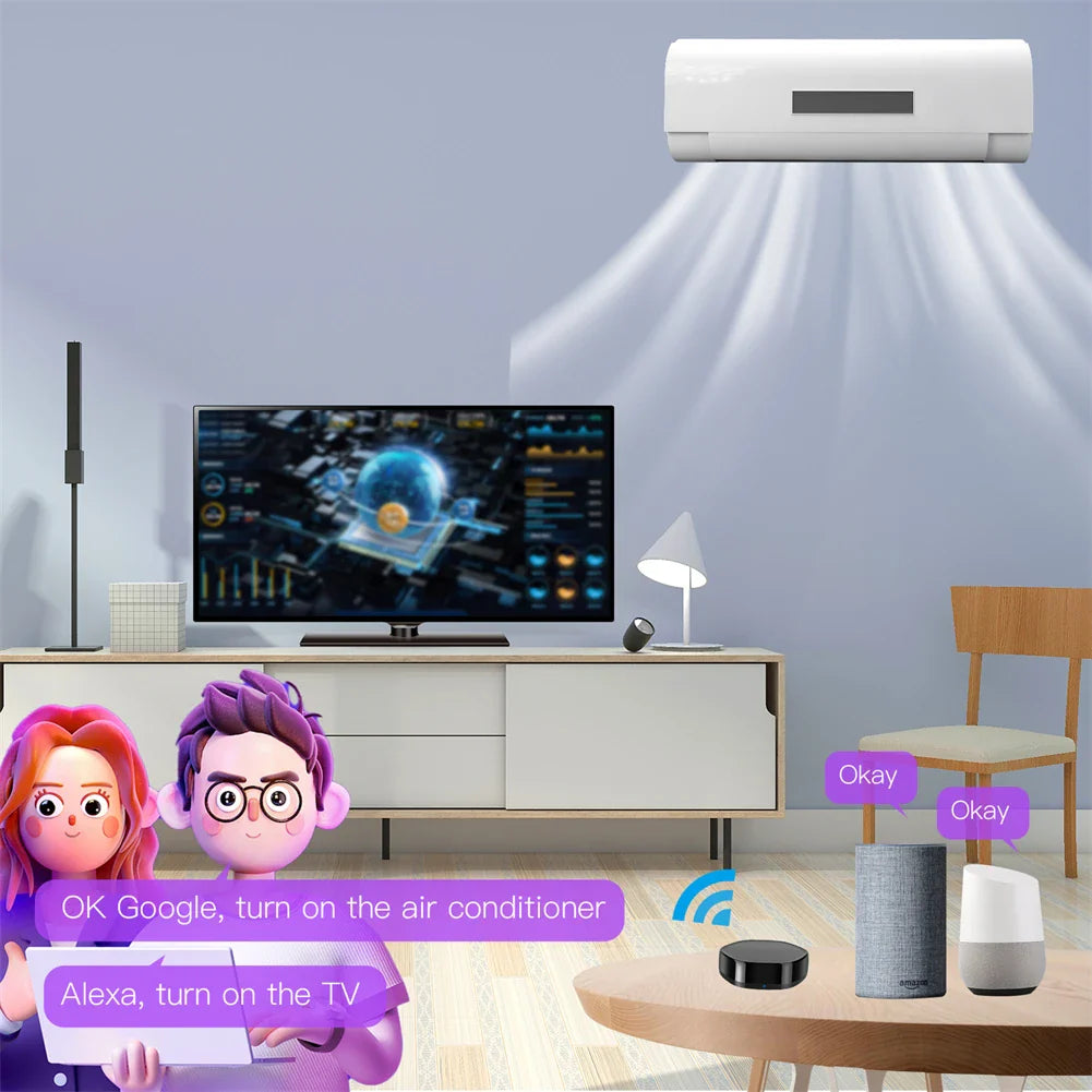 Smart home automation setup.