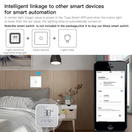 Smart home automation setup.