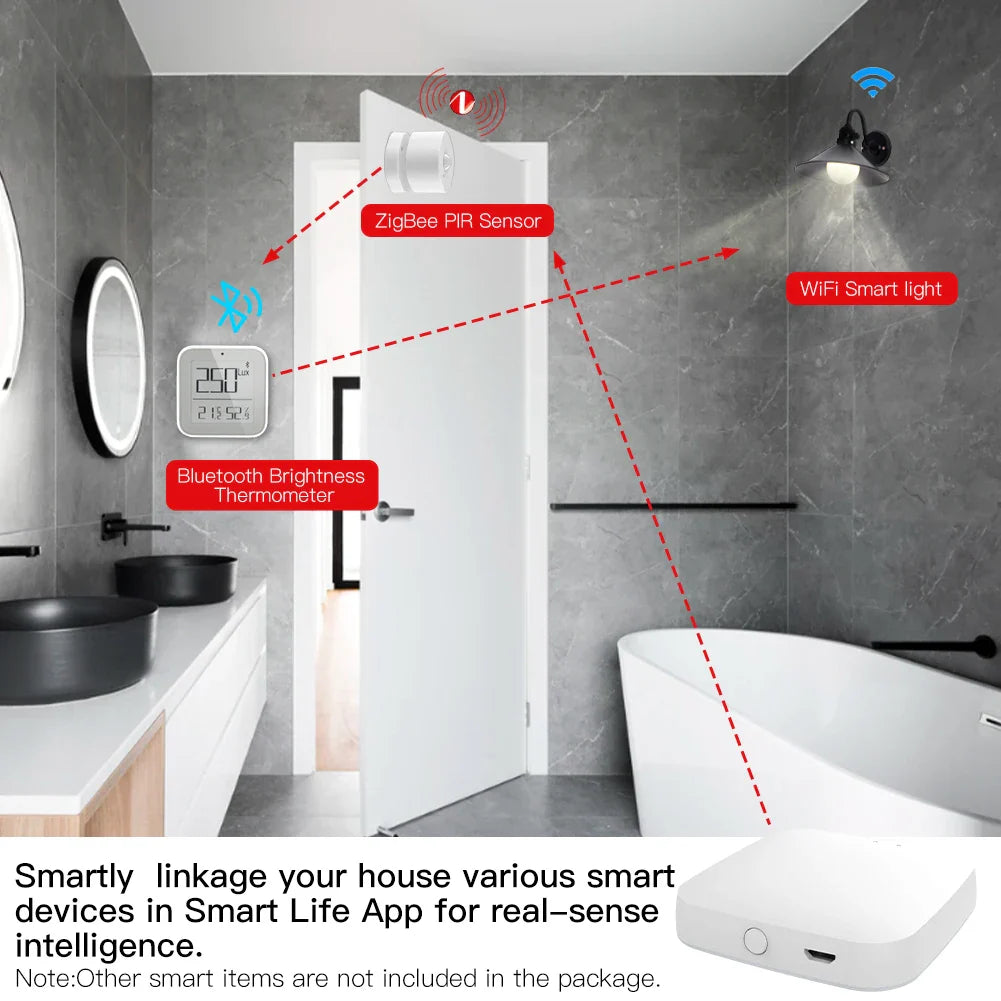 Smart home automation setup.