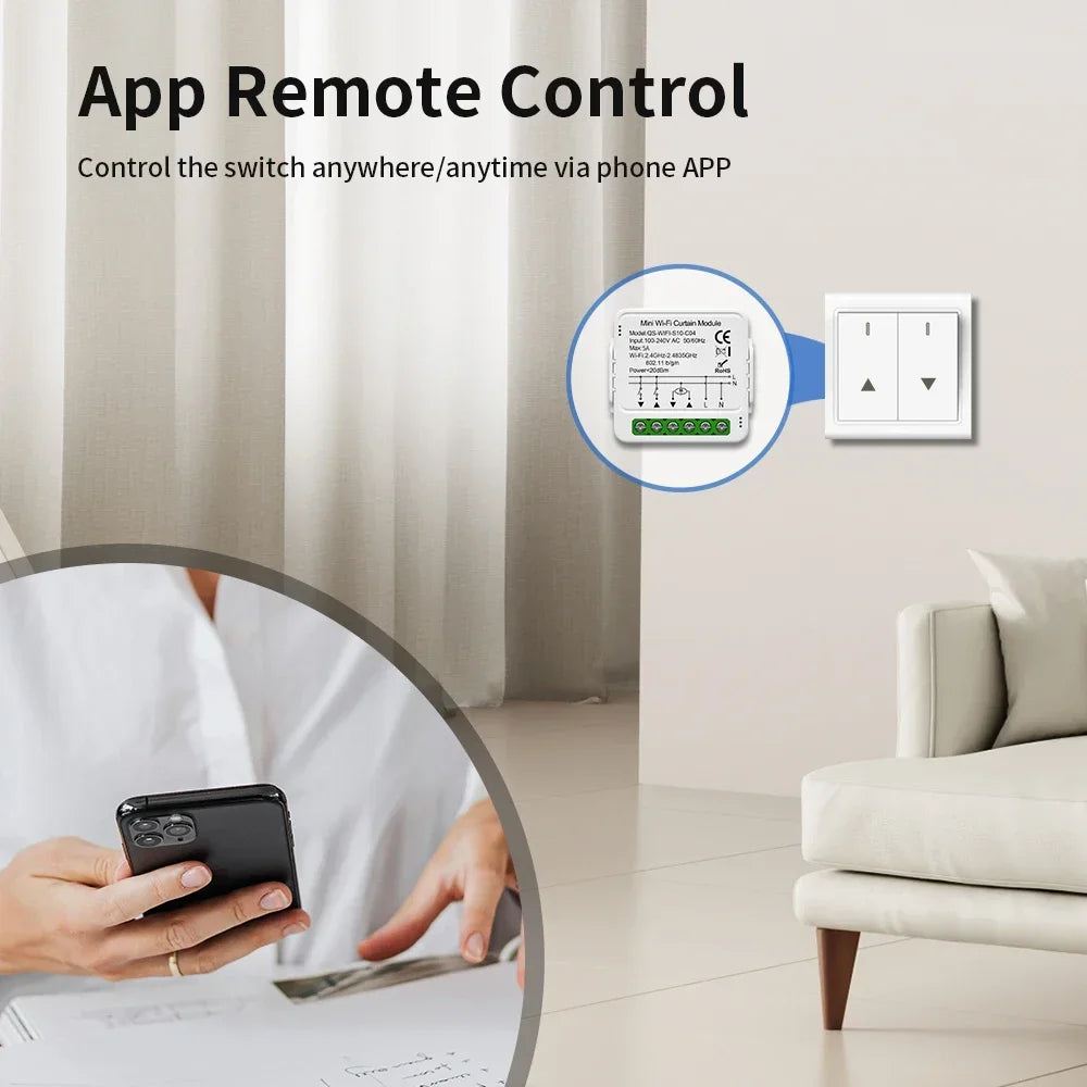 Smart home automation switch.