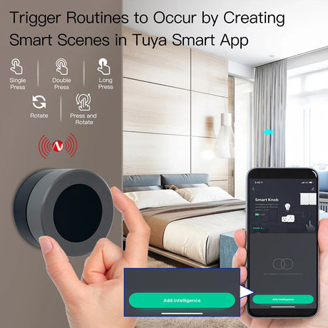 Smart home control knob.
