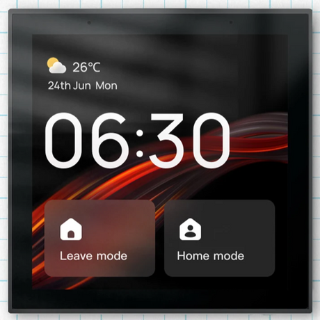 Smart home control panel.