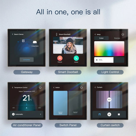 Smart home control panels.