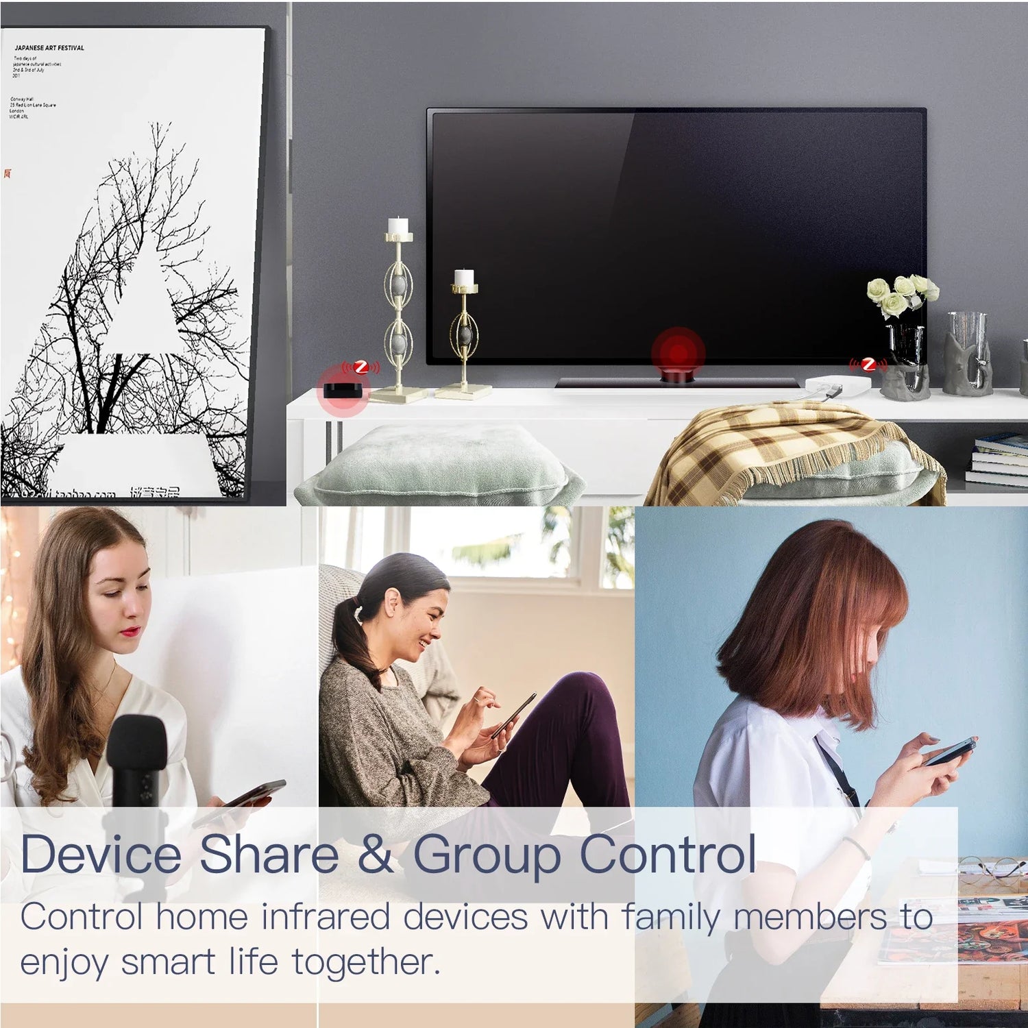 Smart home device advertisement.