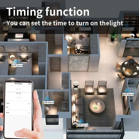 Smart home lighting control.