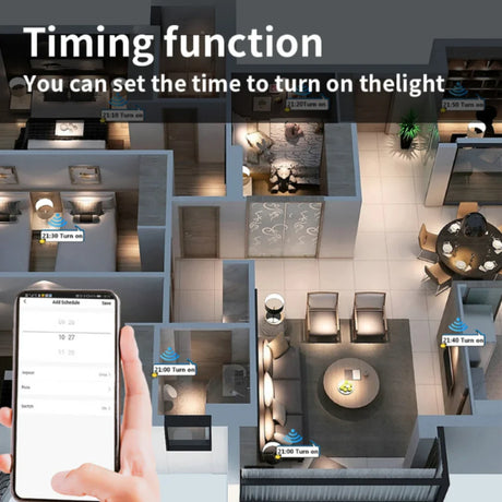 Smart home lighting control.