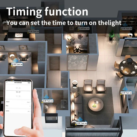 Smart home lighting control.