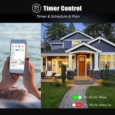 Smart home lighting control.