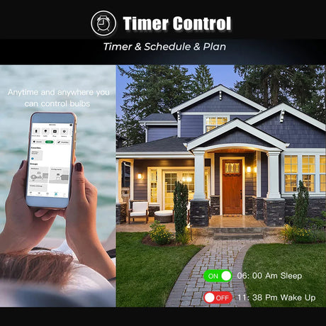 Smart home lighting control.