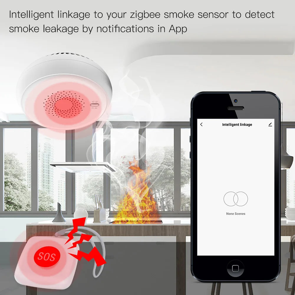 Smart home fire safety system.
