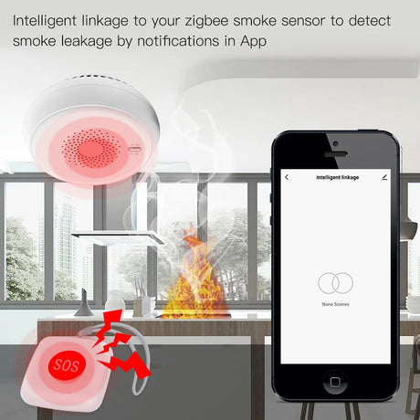 Smart home fire safety system.