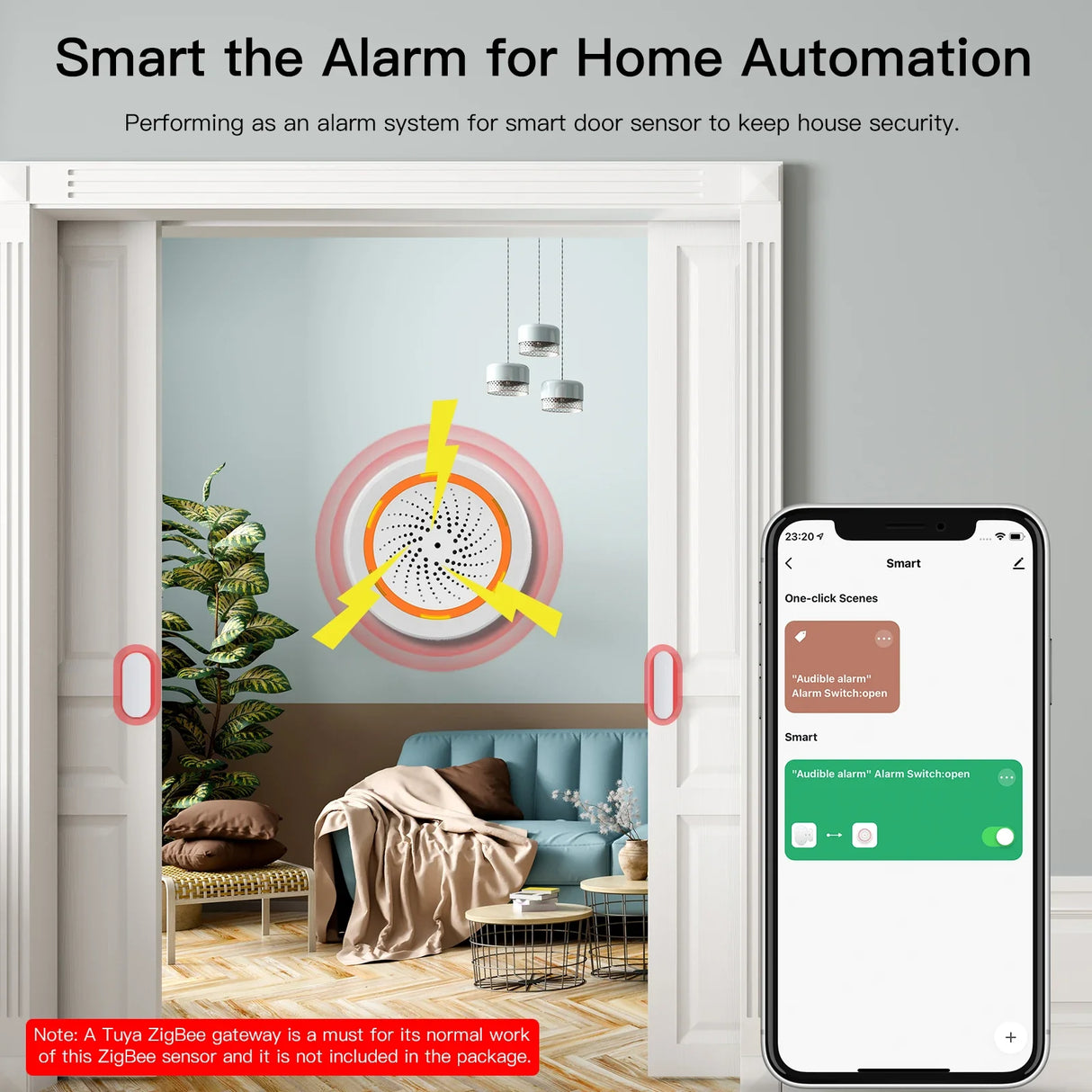 Smart home security system.